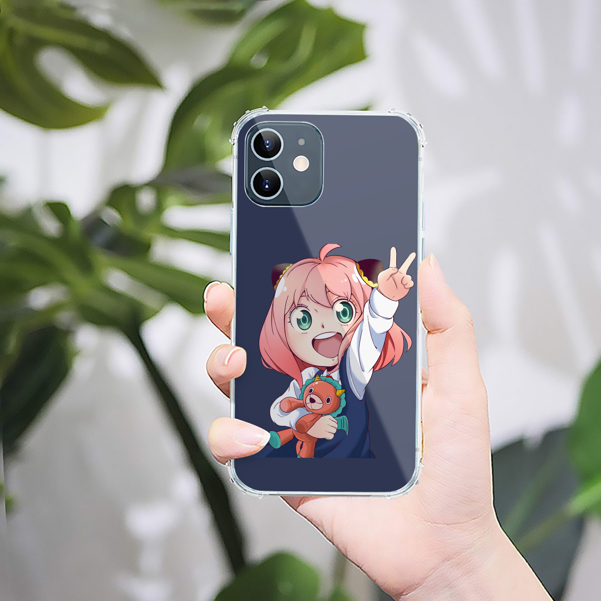 （画像用） SPY×FAMILY间谍家家酒 【iPhone 12シリーズ対応】透明スマホケース（クリアソフトケース）